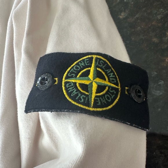 Stone Island Light Pink/White Hoodie - Picture 2 of 7